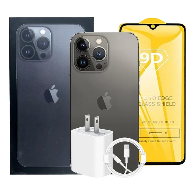 Apple Iphone 13 Pro Max (128 Gb) - Negro Con Caja Ori Negro (Reacondicionado)