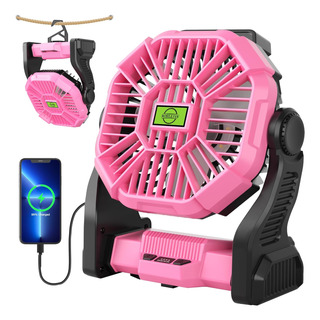 Ventilador Recargable Con Batería, Inalámbrico, Con Luces Le Ventilador Recargable Con Batería, Inalámbrico, Con Luces Le