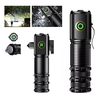 Lámpara Led Táctica Camping Linterna Con Bateria Recargable Lámpara Led Táctica Camping Linterna Con Bateria Recargable