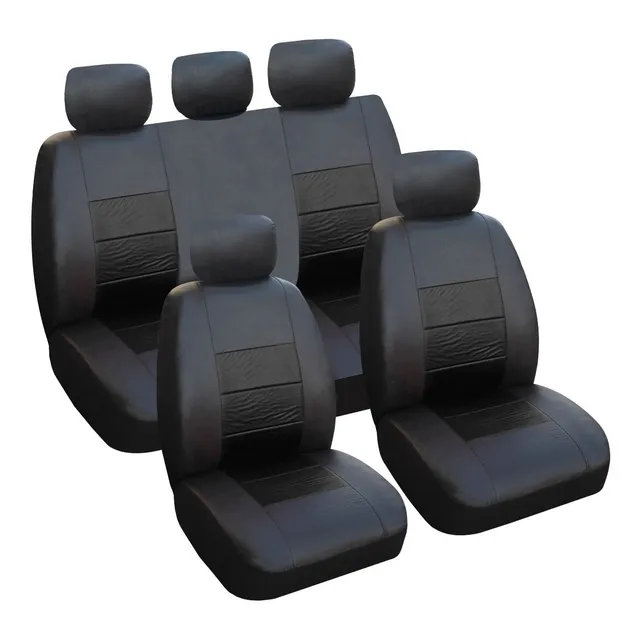 Fundas Cubre Asientos Auto Acolchada Impermeable Simil Cuero