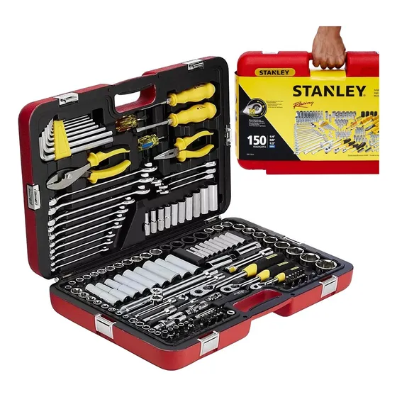 Juego Set Herramientas 150 Piezas Stanley Racing R99150
