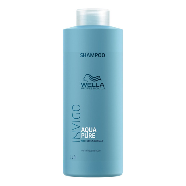 Shampoo Wella Aqua Purê Invigo En Garrafa De 1l Shampoo Wella Aqua Purê Invigo En Garrafa De 1l
