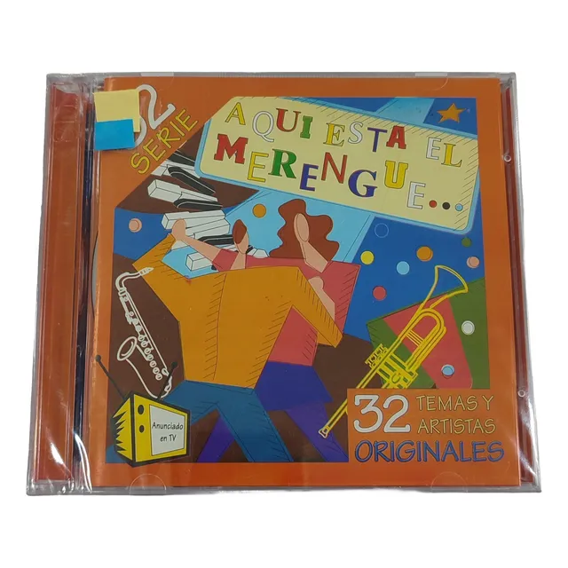 Aqui Esta El Merengue 32 Temas Originales / Cd Doble  Nuevo