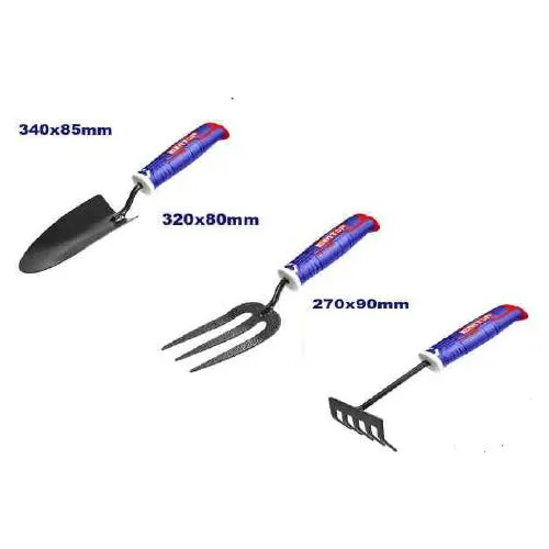 Kit Jardineria 3 Piezas Pala Rastrillo Emtop