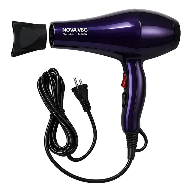 Secador De Pelo Nova Caliente Frió 5000w Cabello Profesional