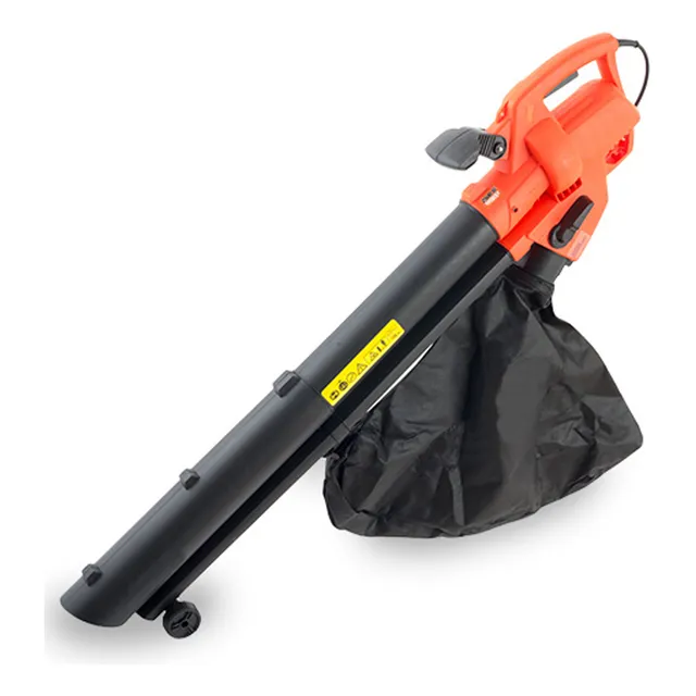 Sopladora Aspiradora Trituradora Hojas Pasto 2400w Con Bolsa