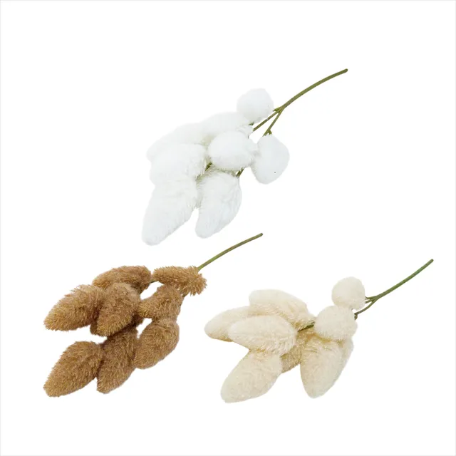 Ramo Artificial Simil Flores Secas - Cola De Vison 43cm