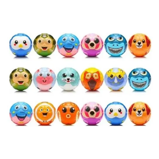 Pack 12 Pelotas Animales Antiestres Sorpresas De Cumpleaños