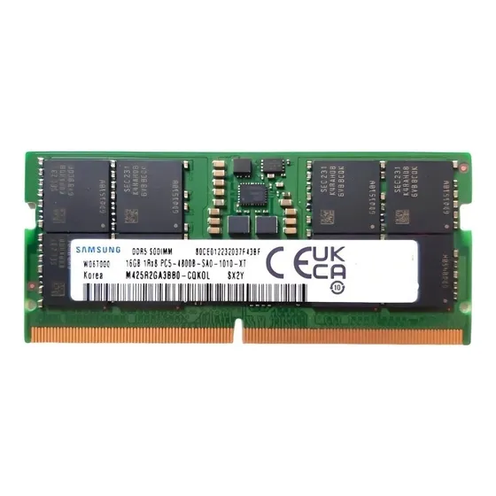 Memória RAM color verde 16GB 1 DDR5 4800 Samsung M425R2GA3BB0-CQK
