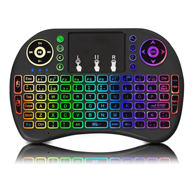 Mini Teclado Inalámbrico Touchpad Mouse Keyboard Smart Tv