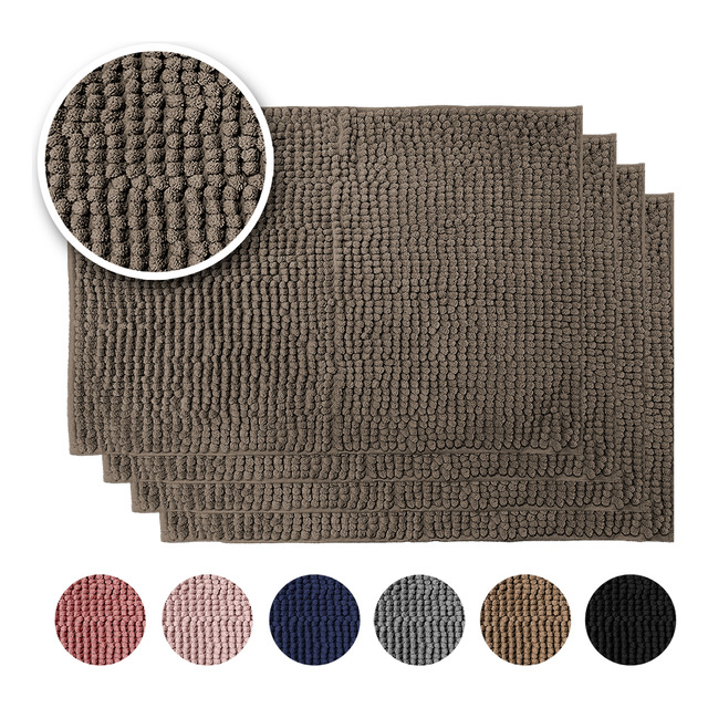 Kit 4 Tapetes De Banheiro 40x60 Antiderrapante Bolinha Macio Kit 4 Tapetes De Banheiro 40x60 Antiderrapante Bolinha Macio