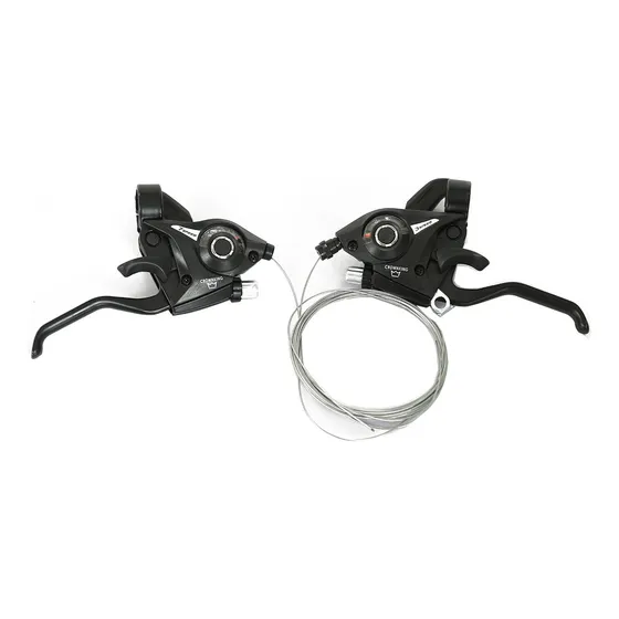 Set X 2 Shifter Tipo Shimano Compatible 3x7 21v + Freno