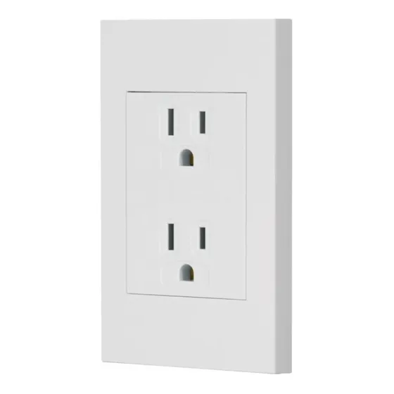 Placa Contacto Duplex 2polos+ Tierra 3 Modulo Línea Española