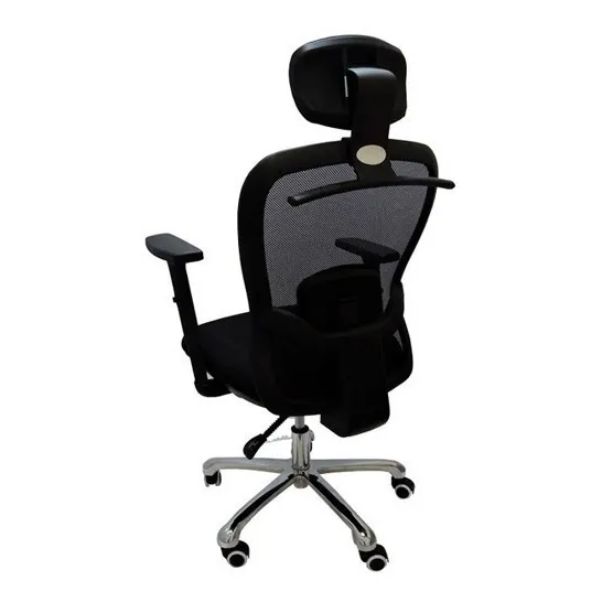 Cadeira Escritório Presidente Ergon Human Ceo Tela Mesh Pret Cor Preto