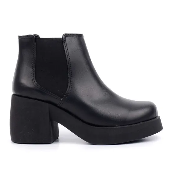 Botas Mujer Botitas Borcegos Cuero Ecológico Plataforma Moda