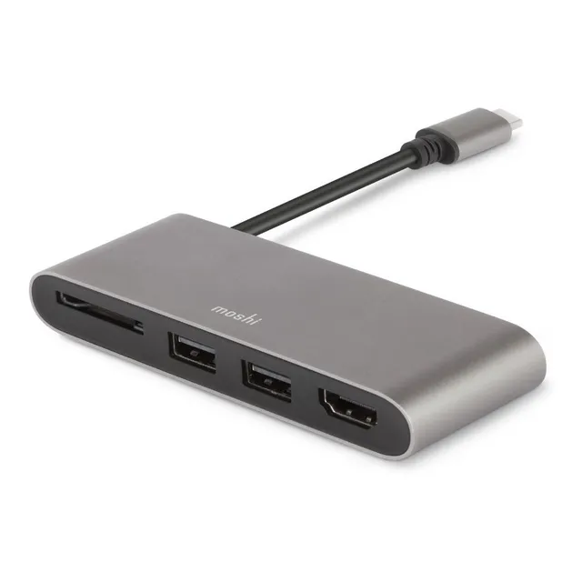 Adaptador Moshi Usb-c Multimedia, Sd, Hdmi Y 2 Usb-a