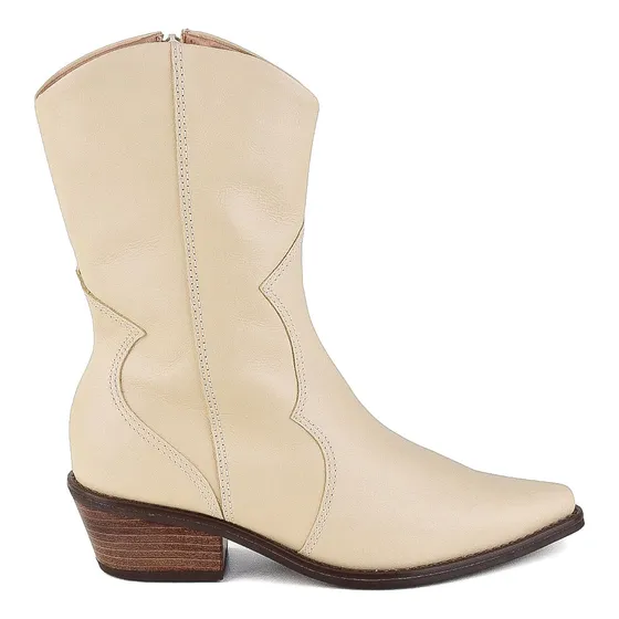 Bota Casual De Cuero Usaflex Gretel