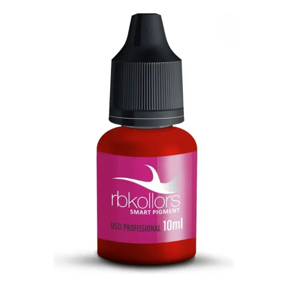Pigmento Labial Vermelho 10ml Micropigmentação Lábios Boca