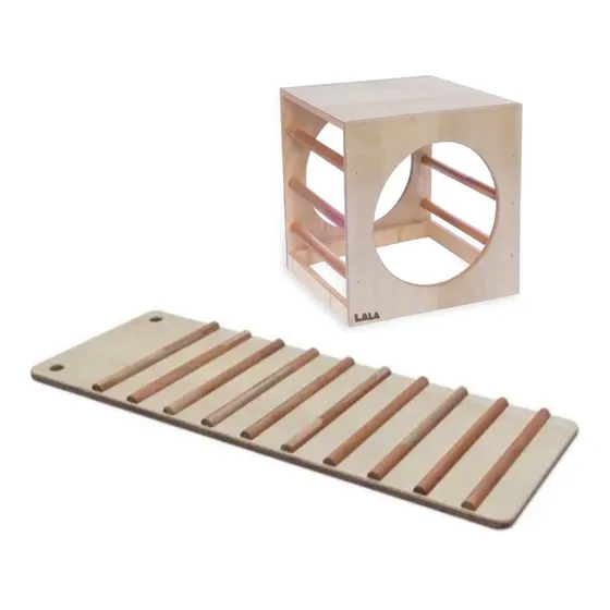 Cubo Pikler Y Rampa Doble Psicomotricidad Montessori