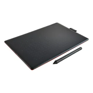 Mesa Digitalizadora One By Wacom Média Preta/vermelha Ctl672 Mesa Digitalizadora One By Wacom Média Preta/vermelha Ctl672
