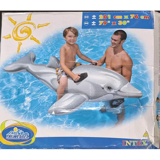 Delfín Inflable Para Montar