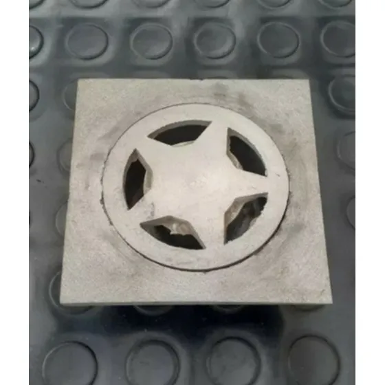 Inodoro Cuadrado Desague Aluminio Medida 10cm - 3 Pulgadas