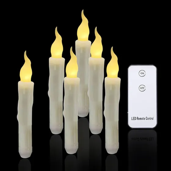 12 Velas Flutuantes De Harry Potter Sem Chama No Halloween