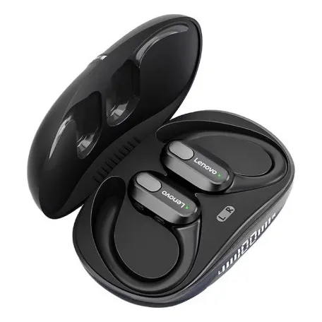 Auriculares Bluetooth Lenovo Sports Racing Xt80, color negro y azul claro