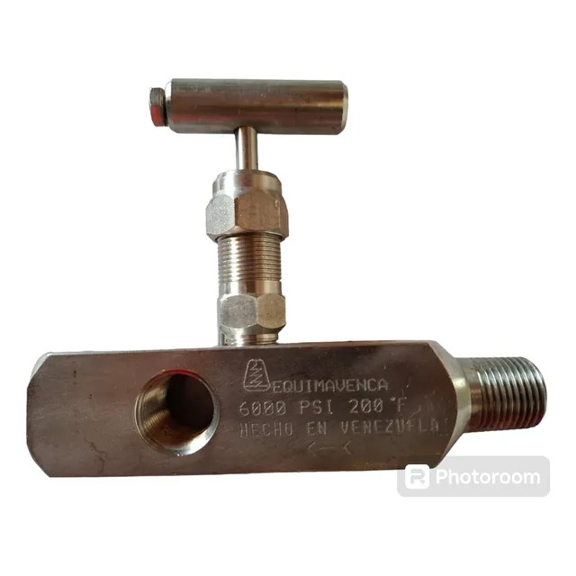 Válvula De Aguja 1/2 3 Via Tipo Multiporth 6000 Psi Ss-316