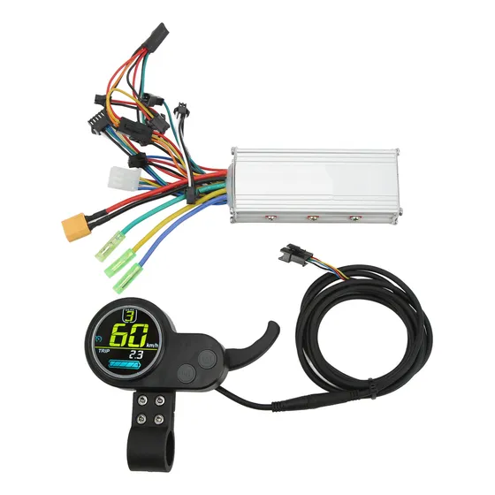 Kit De Controlador De Motor Sem Escova 48v 60v 500w Lcd Elét