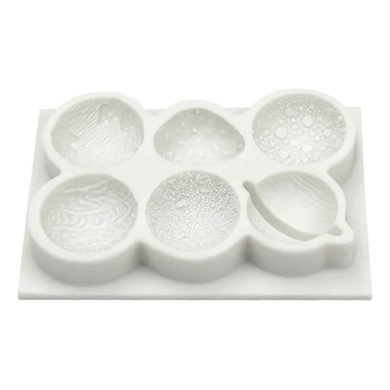 P Moldes De Silicona For Chocolate Con Forma De Planetas,