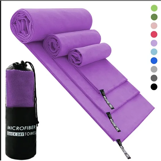 3pz Toalla De Microfibra Secado Rápido Toalla Deportiva Gym