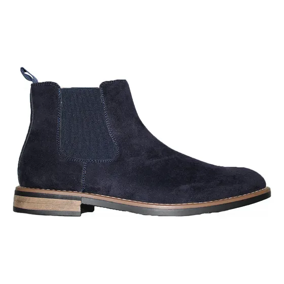 Zapato Casual  Hombre En Gamuza Con Ajuste Elástico Elegante