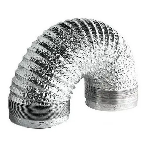 Duto Aluminizado Flexível 150mm 6 Pol Exaustor Coifa 10 Mts