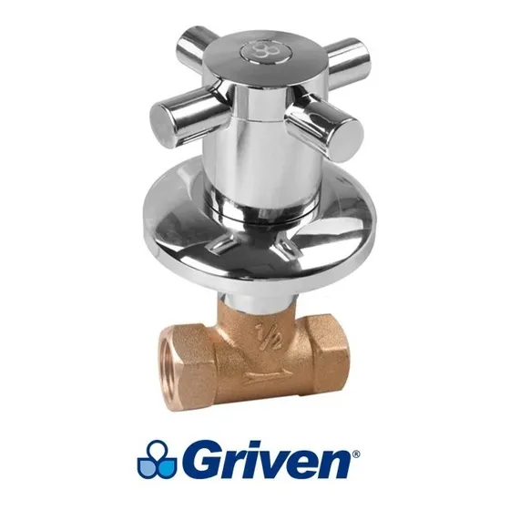 Llave Para Ducha Individual 1/2 Bron Griven / Mayor Y Detal/