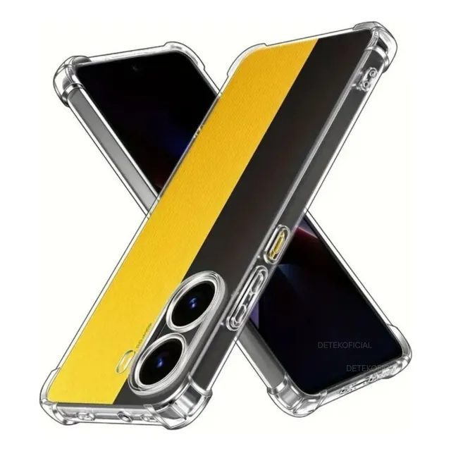 Carcasa Transparente Reforzada Para Poco X7 Pro 5g