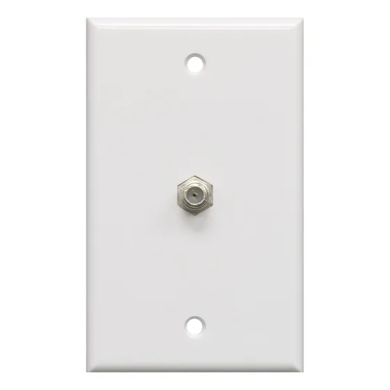 Ge Placa Coaxial 1 Puerto Una Conexion Tipo F Para Cable