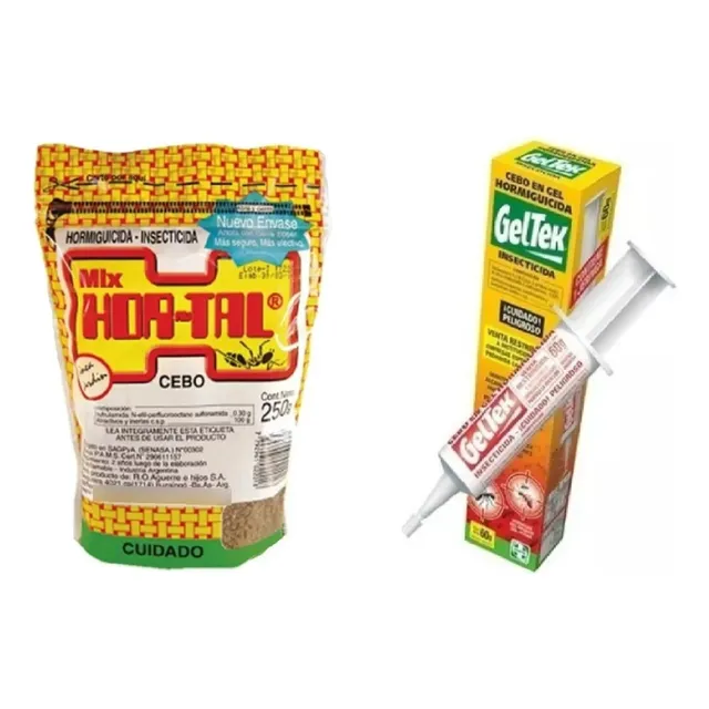 Hortal Cebo Hormigas 250gr + Geltek Hormigas 60gr Jeringa