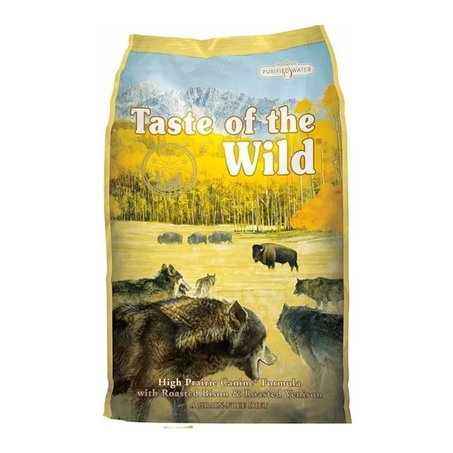 Alimento Taste of the Wild High Prairie para perro adulto todos los tamaños sabor bisonte asado y venado asado de 18 kg