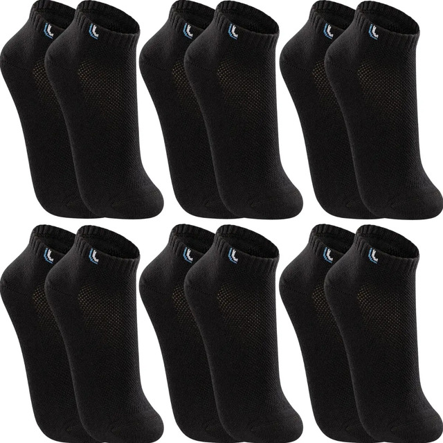 Kit 6 Pares Meias Lupo Cano Curto Academia Algodão Kit 6 Pares Meias Lupo Cano Curto Academia Algodão