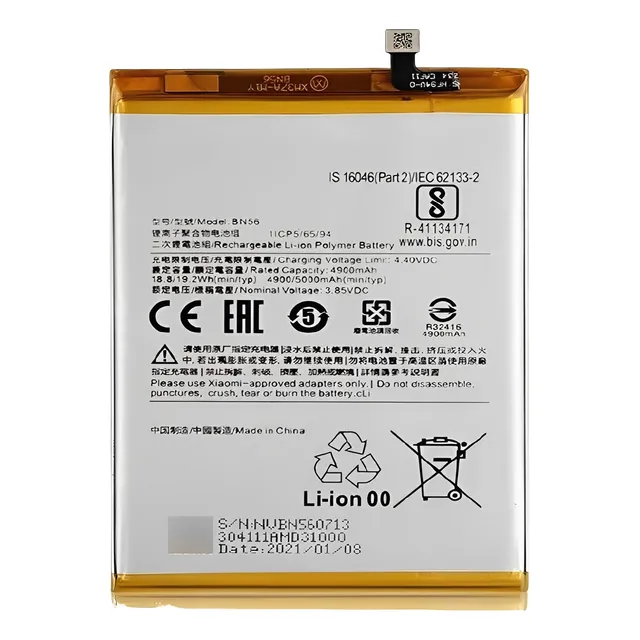 Batería Pila Para Teléfono Xiaomi Redmi 9a 9c Bn56