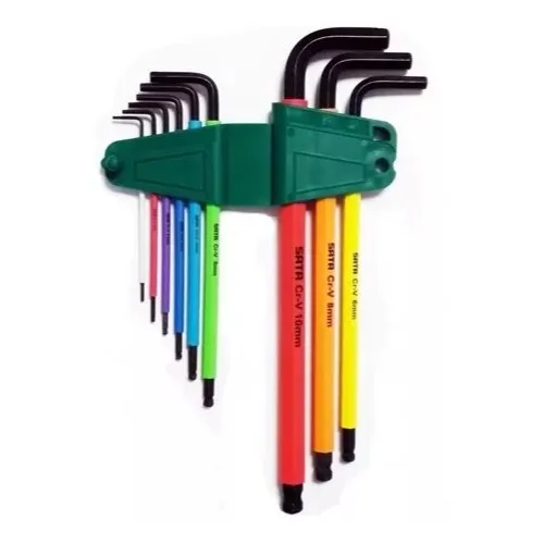 Juego De Llave Hexagonal De 1.5 10mm 9pz Sata 09101 Chb