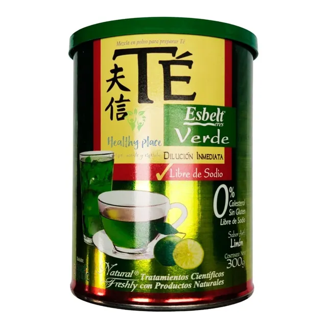 Te Esbelt Verde En Polvo Sin Azucar 300gr