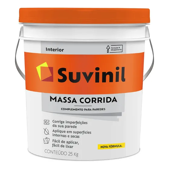 Massa Suvinil Corrida 25kg Balde Pva