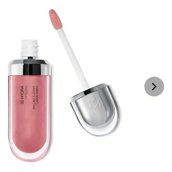 Brillo de labios 3D Hydra de Kiko Milano 17 con acabado de purpurina rosa | Cuotas sin interés