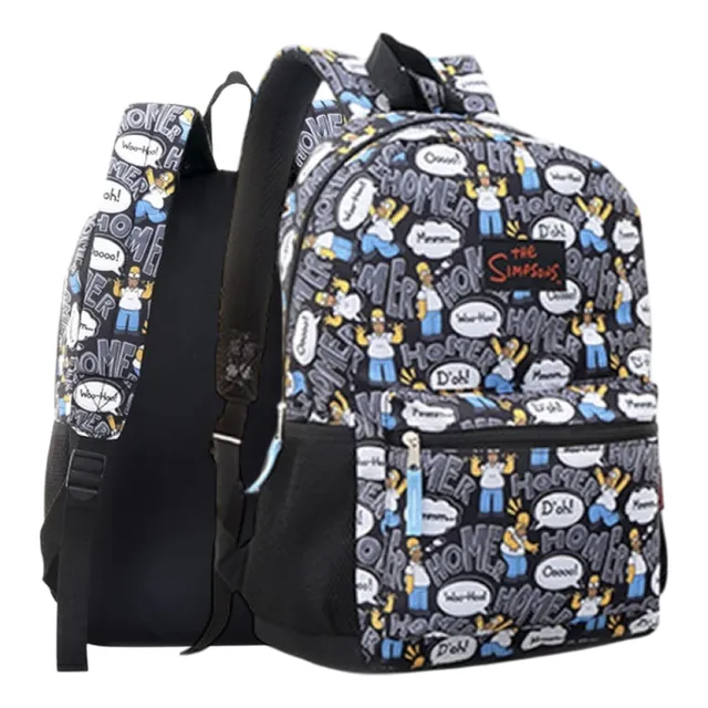 Bolso / Morral Grande The Simpsons Negro Homero Capi