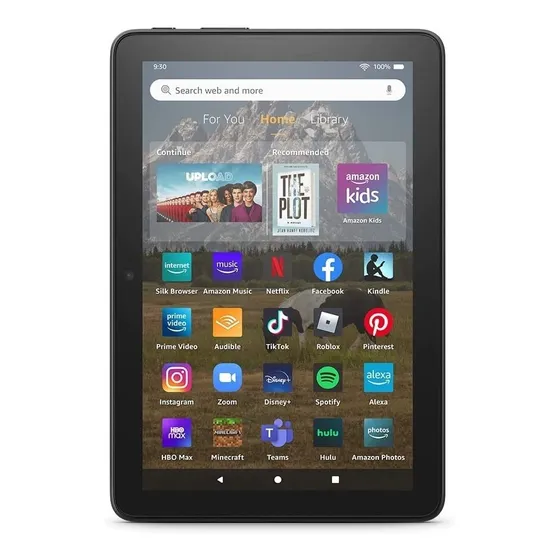 Tablet 2022 8" 64GB color negro 2GB de memoria RAM