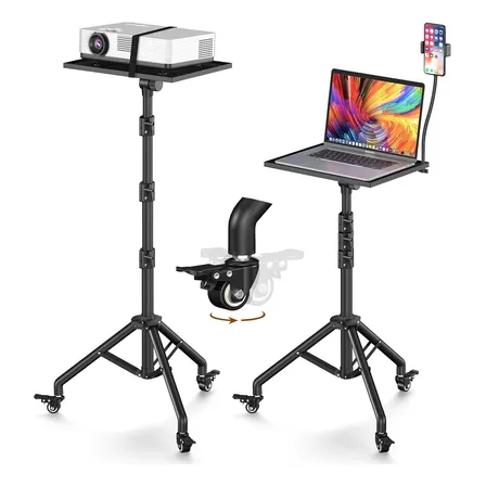 Atril Proyector Notebook Con Ruedas Tripode Hasta 150 Cms