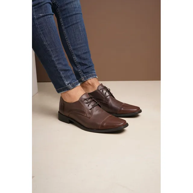 Zapato Hombre Bb Jack Cuero Vacuno Mocasin Oxford Vestir Cts