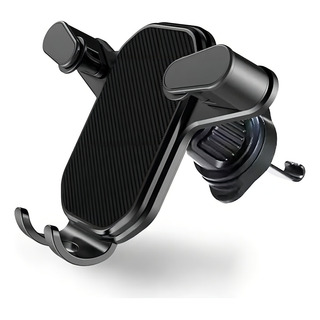 Soporte Celular Para Auto Rejilla Holder Ajustable Fijo Negro Soporte Celular Para Auto Rejilla Holder Ajustable Fijo Negro